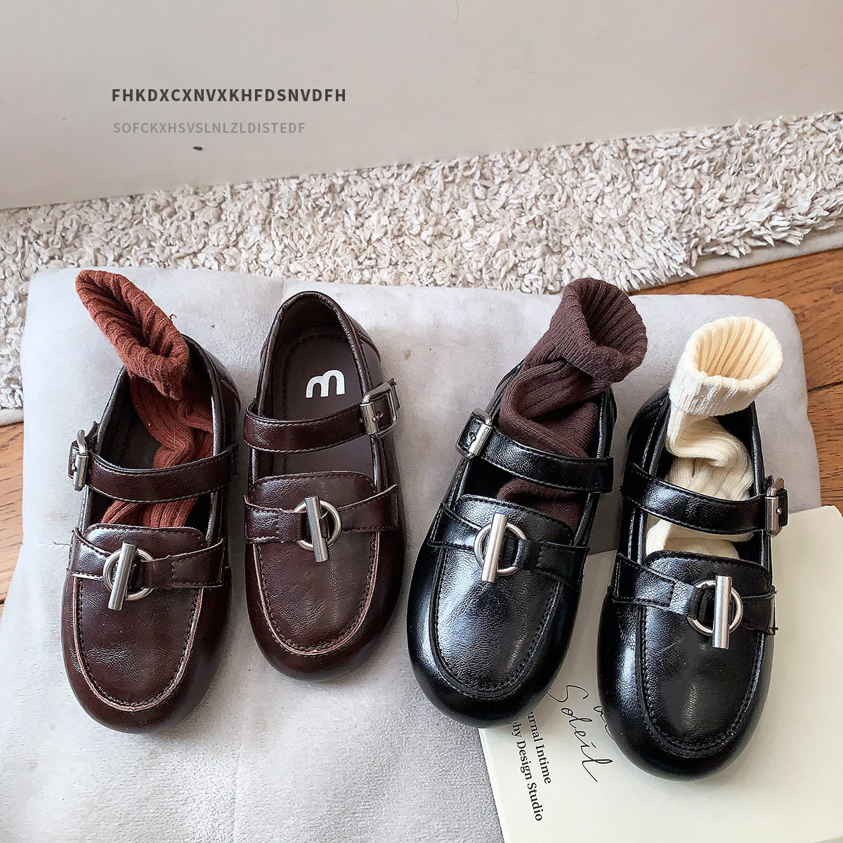 复古英伦风春款过年童鞋儿童皮鞋女童乐福鞋浅口男童豆豆鞋软底,童鞋/婴儿鞋/亲子鞋,皮鞋,淘宝优惠券,粉丝福利购,淘宝优惠卷