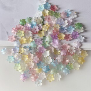 新11毫米洒金亚克力花片DIY手工制作古风头饰发簪材料饰品配件