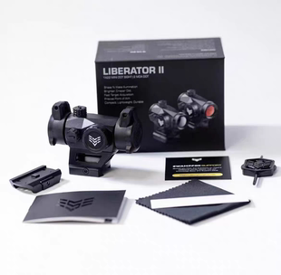 沼泽狐解放者高清高透一倍望远镜抗震弹弓收藏镜防水小红点装饰件