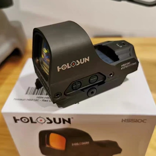昊阳原品代购太阳能510c红点一倍观察望远镜holosun战术弹弓装饰
