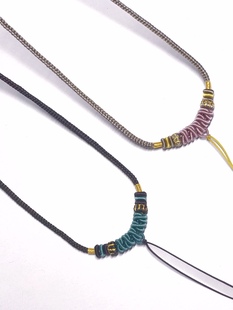 純手工編織雙聯(lián)結(jié)項(xiàng)鏈繩男女士高檔掛繩玉翡翠蜜可調(diào)節(jié)