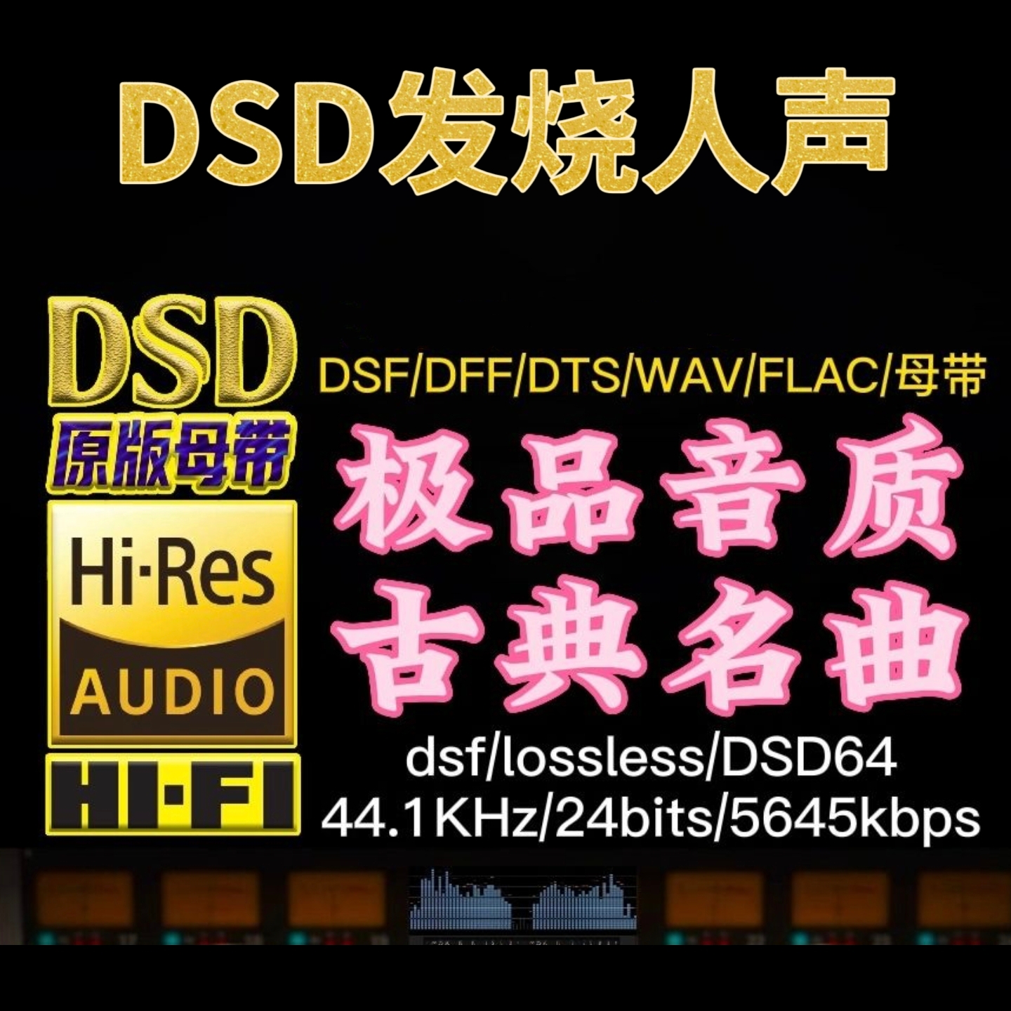 数播专用U盘DSFDFFDSD无损音乐