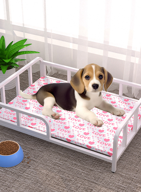 狗床中型犬宠物床小型犬铁艺行军床悬空离地泰迪专用网红夏季猫床