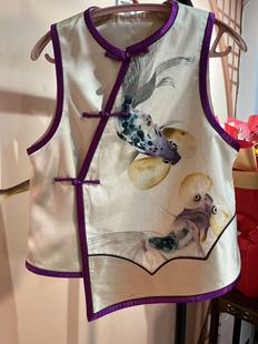 原创新款重工手绣刺绣马甲（无七天）直播间颜色为准