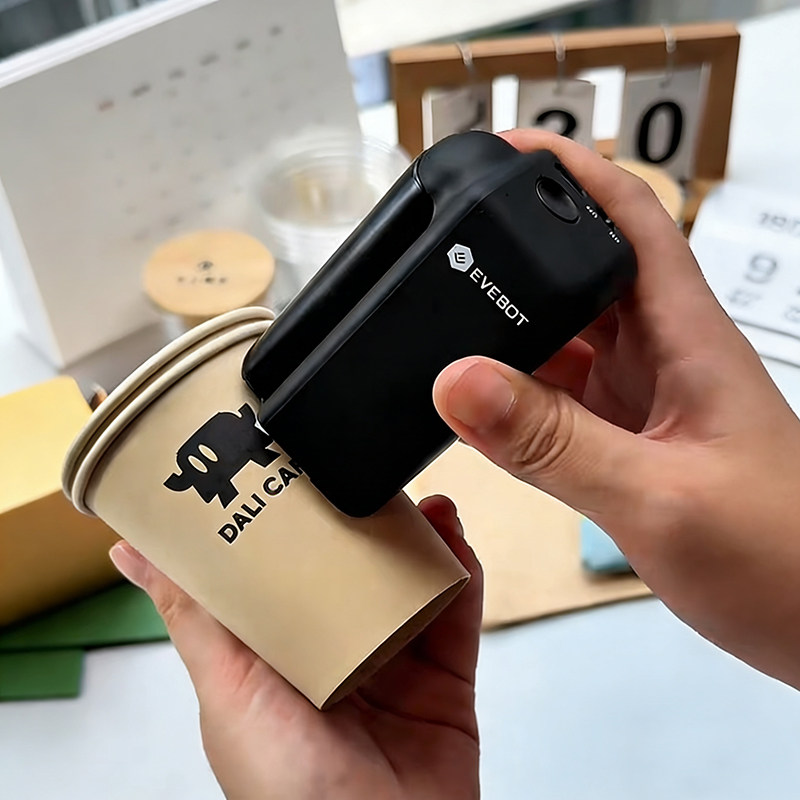 EVEBOT亿瓦手持便携式打码机小型打印机纸盒标识喷码机快速干防水