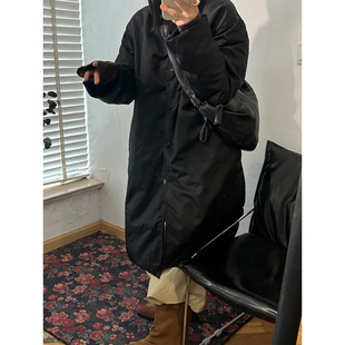 部分现货 韩代东大门 简约很轻盈保暖中性风白鸭绒羽绒服大衣