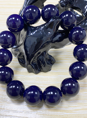 【明星同款】A632卡14mm宝石级天然帝王紫俱来玛瑙男女精品玉手串