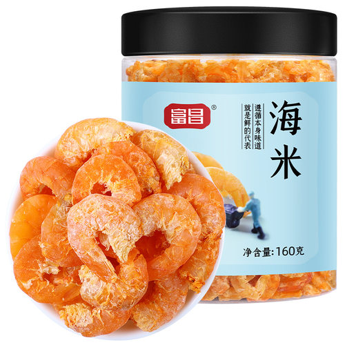 富昌海米160g非即食虾仁干货