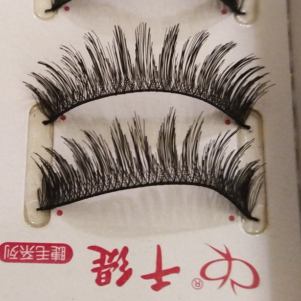 台湾假睫毛纯手工棉线细梗眼线自然浓密款大眼款千缇728