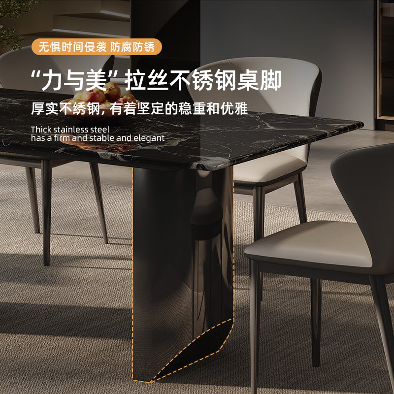佛山奢石工厂餐桌北欧设计师直销