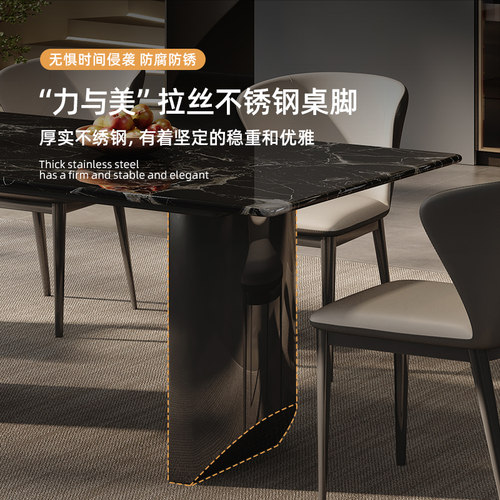 佛山奢石工厂餐桌北欧设计师直销