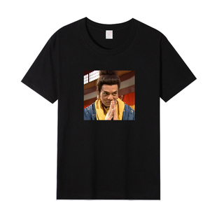 大预言家鸠摩智表情包讽刺少林寺方丈短袖纯棉t恤天龙八部衣服夏