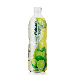 Watsons屈臣氏青柠汁 青柠水柠檬水黄柠檬饮料浓浆鸡尾酒果汁饮品