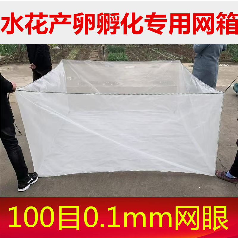 加厚100目养殖水蛭水花鱼苗锦鲤 产卵孵化育苗专用箱泥鳅黄鳝催产
