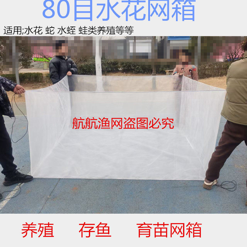 加厚80目水蛭水花鱼苗蚯蚓育苗饲养箱孵化产卵黄鳝泥鳅水产养殖箱