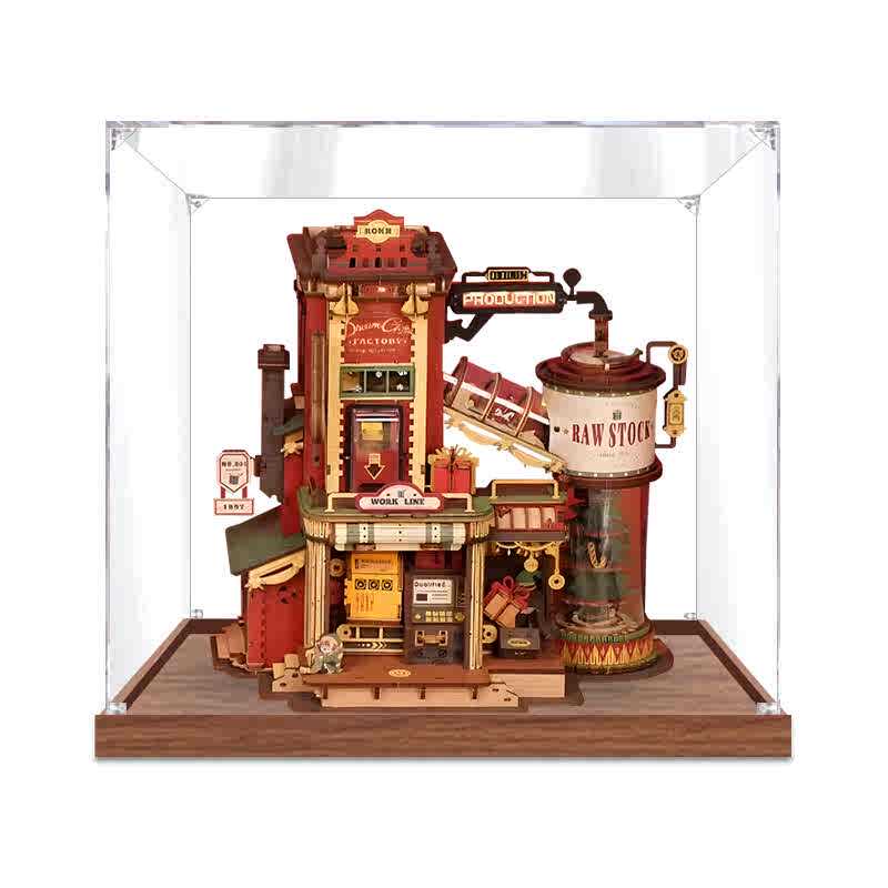 适用于若客 礼物工厂 咖啡工厂亚克力透明展示盒防尘罩不含产品,收纳整理,手办收纳盒,淘宝优惠券,粉丝福利购,淘宝优惠卷