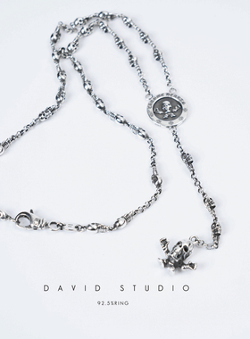 新款davidstudio925毛衣项链