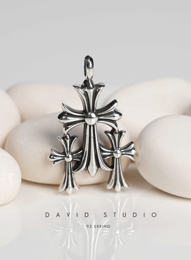 全手工情侣S925纯银做旧时尚