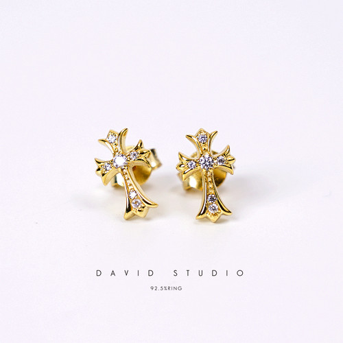 耳钉davidstudio925经典潮流