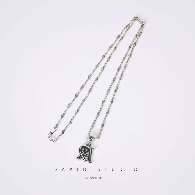davidstudio925纯银吊坠项链图片