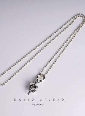 davids925纯银全手工ins项链