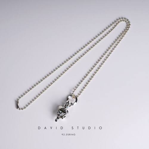 davids925纯银全手工ins项链