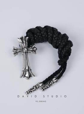 davidstudio925纯银十字架吊坠