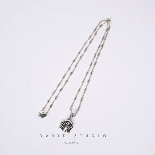 davidstudio925纯银情侣吊坠