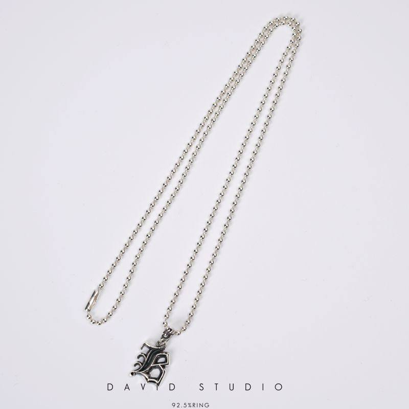 davidstudio925纯银吊坠项链图片