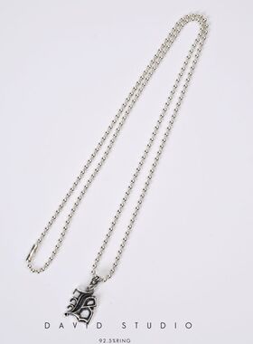 davidstudio925纯银吊坠项链