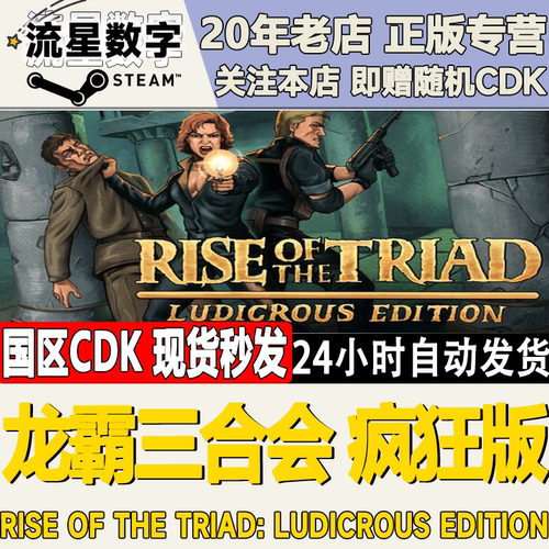 Steam龙霸三合会疯狂版激活码