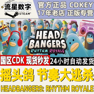 Steam正版国区KEY 摇头鸽 节奏大逃杀 节奏天鸽 Headbangers Rhyt