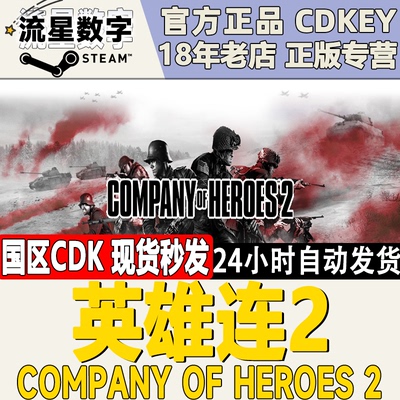 steam游戏英雄连2正版激活码