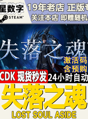 Steam正版国区KEY 失落之魂 Lost Soul Aside 现货激活码CDKEY