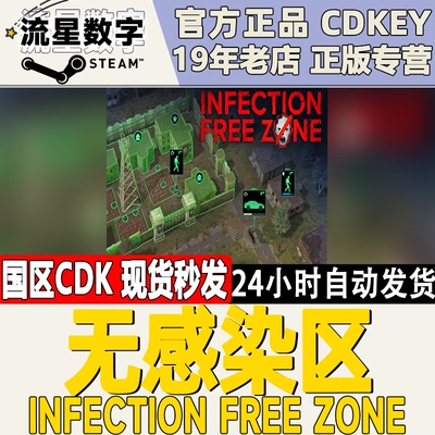 Steam正版国区KEY 无感染区 Infection Free Zone 激活码现货秒发