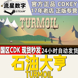 石油骚动 石油大亨 现货秒发 激活码 正版 KEY Steam国区 Turmoil