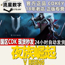 Steam正版国区KEY 夜族崛起 吸血鬼崛起 V Rising 激活码现货秒发