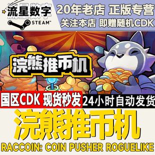 Steam正版国区KEY 浣熊推币机 RACCOIN 激活码CDKEY现货