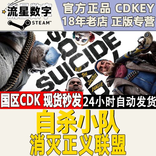 steam国区自杀小队消灭正义联盟