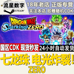 电光炸裂 七龙珠 ZERO 激活码 电光火石 Steam正版 CDKEY 国区KEY