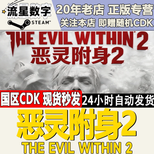 Steam国区正版KEY恶灵附身2现货