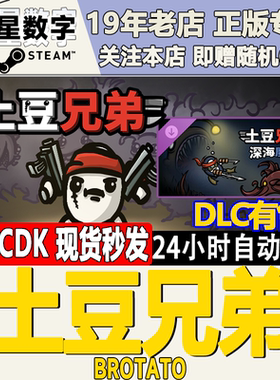Steam正版国区KEY 土豆兄弟 Brotato 激活码CDKEY现货秒发