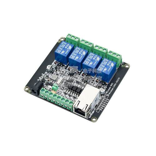 新品Modbus RTU 4路继电器输出 4路开关量输入4DI4DO 以太网RJ45