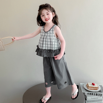 女童夏季套装2025新款