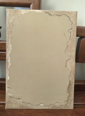 敦煌壁画泥板墙皮画吸水耐泡耐磨固色硬如石30x21cm艺培研学非遗
