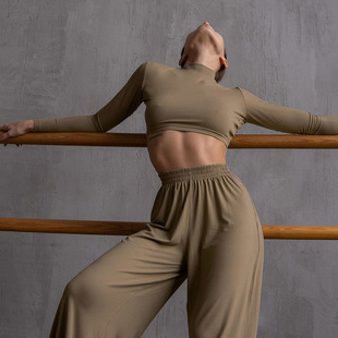 Casual Long Leg Pants 2022 Wide Suit Sports Home Sleeve