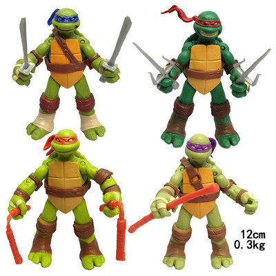 4pcs/Set Teenage Mutant Ninja Turtles Action Figure Film Edi