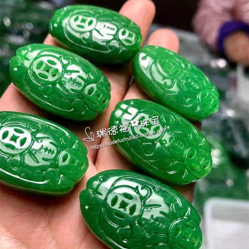 马来玉吊坠 DIY古风腰佩 毛衣链车挂包挂DIY饰品配件