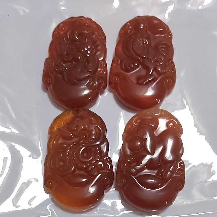 清仓天然红玛瑙吊坠挂件男女款本颈饰