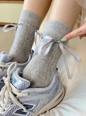 4双装 立体蝴蝶结MlUT系风小众甜美少女芭蕾风